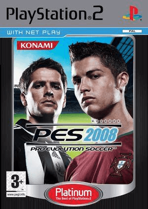 Pro Evolution Soccer 2008 box art for Playstation 2